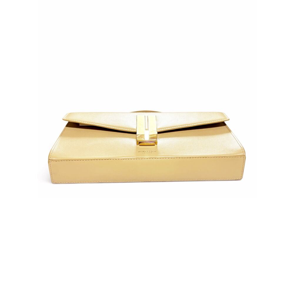 DeMellier London NEW The Vancouver Clutch Dune Smooth Leather Bag - Picture 10 of 10